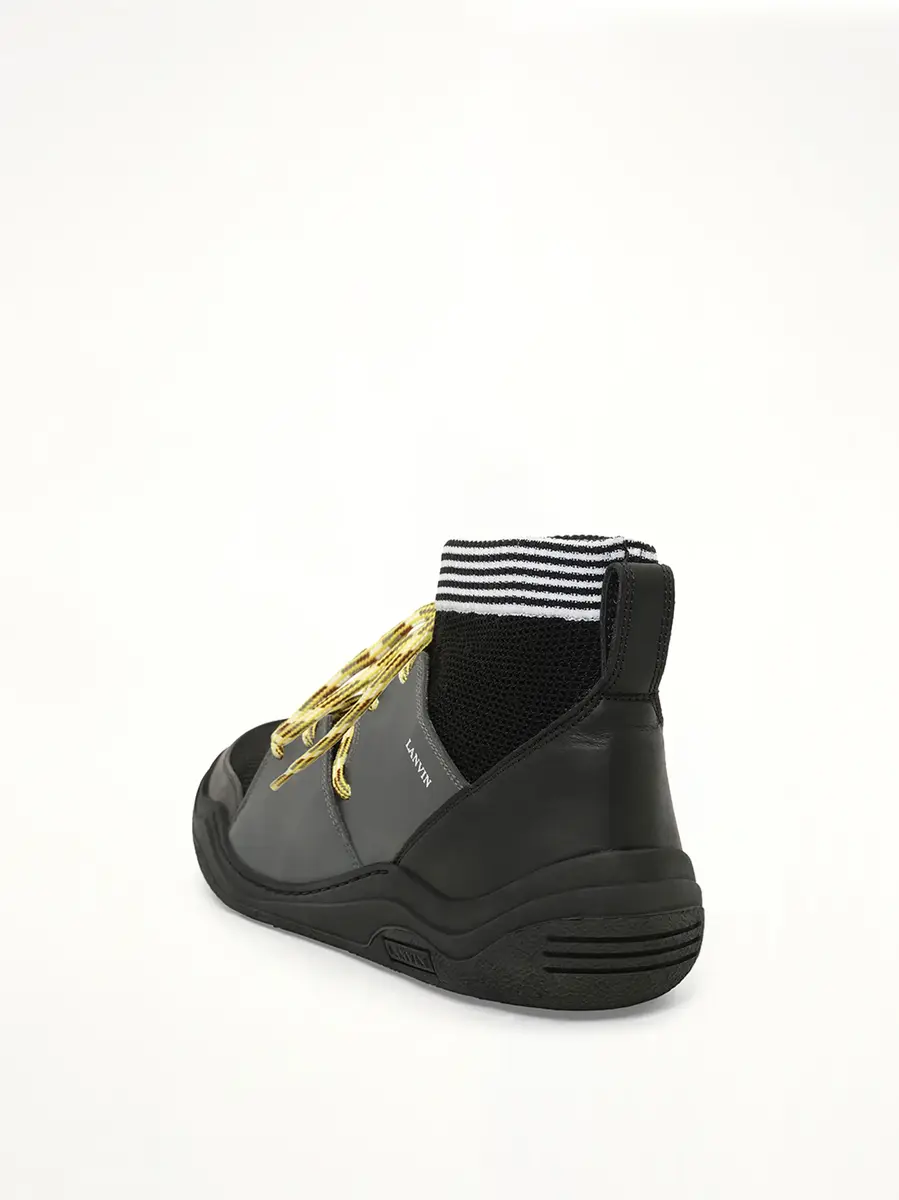 Lanvin Knit Lace Up Pique Sneaker | Thumbnail 3 Lanvin Knit Lace Up Pique Sneaker | Thumbnail 3