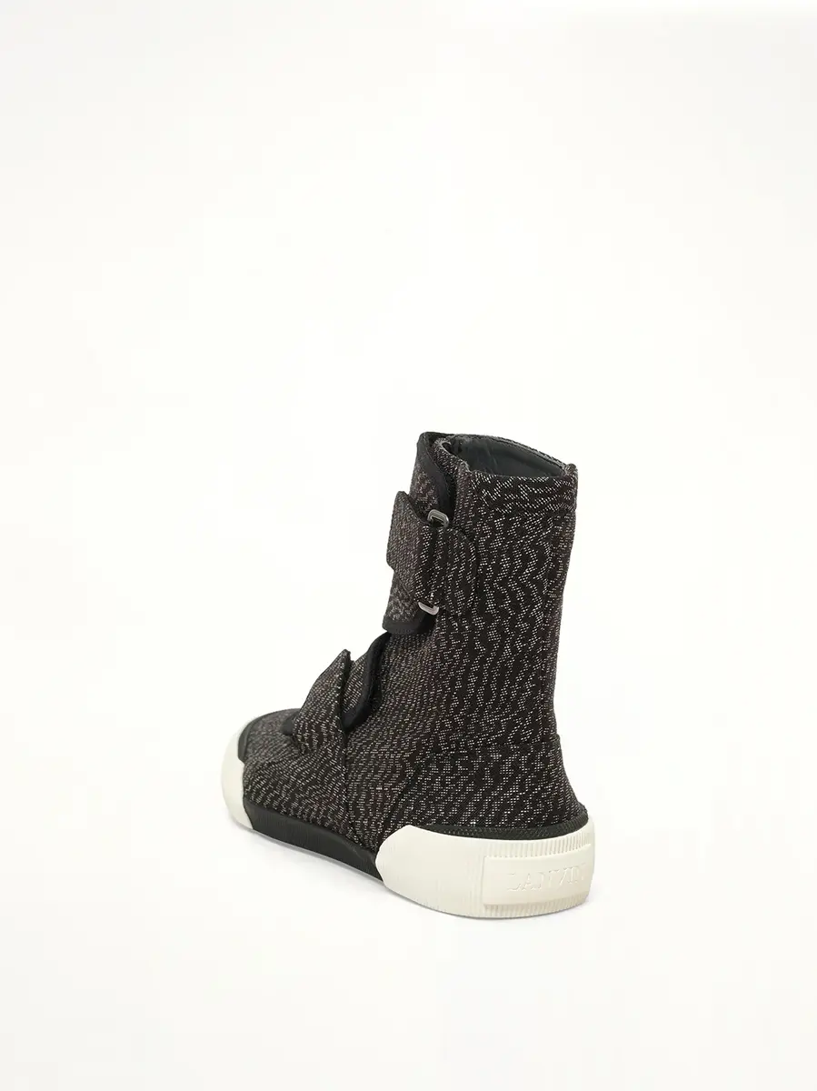 Lanvin Zebra High Sneaker | Thumbnail 3 Lanvin Zebra High Sneaker | Thumbnail 3
