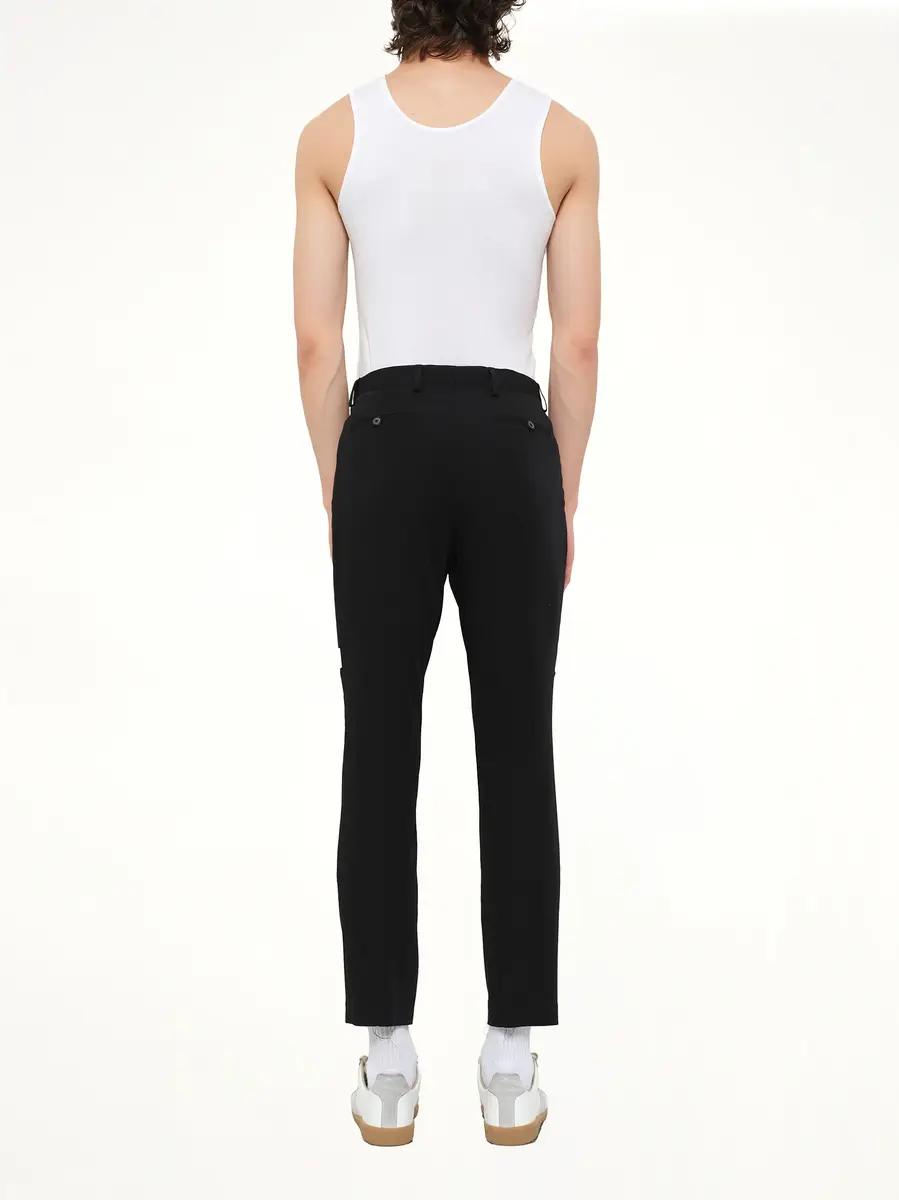 Lanvin Lanvin Slim Crop Patch Trousers | Thumbnail 4 Lanvin Lanvin Slim Crop Patch Trousers | Thumbnail 4