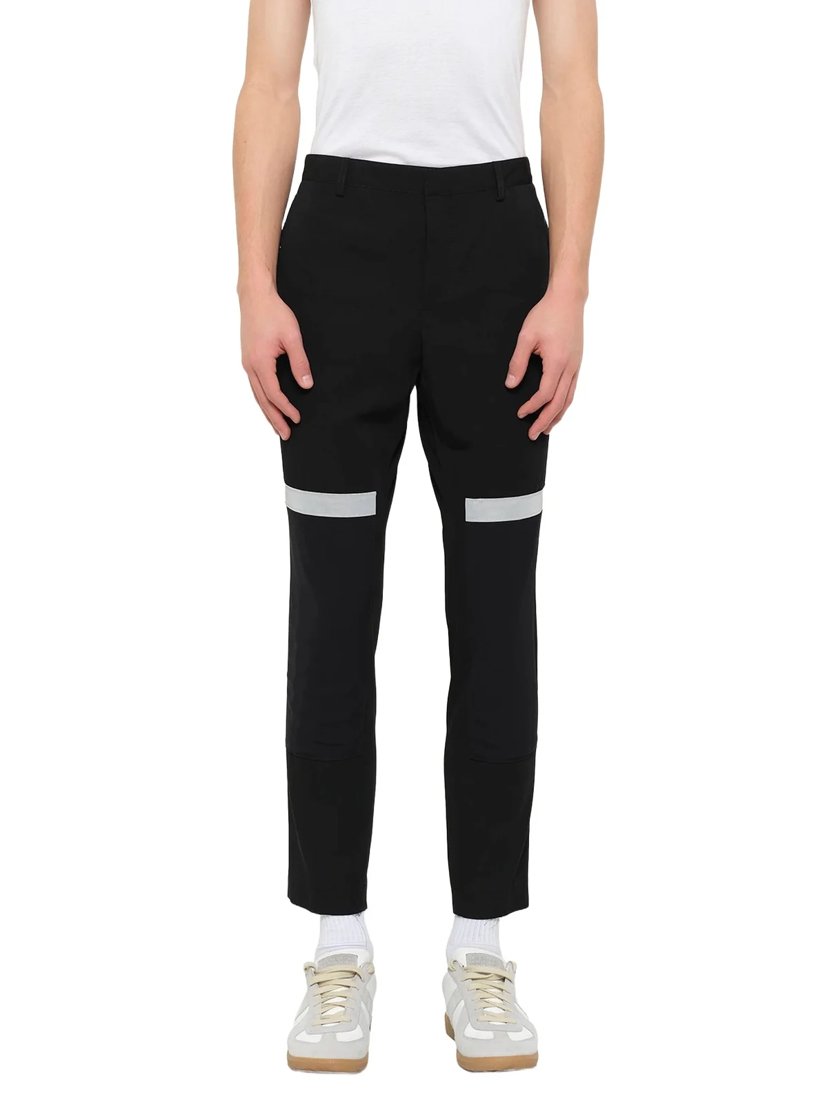 Lanvin Lanvin Slim Crop Patch Trousers