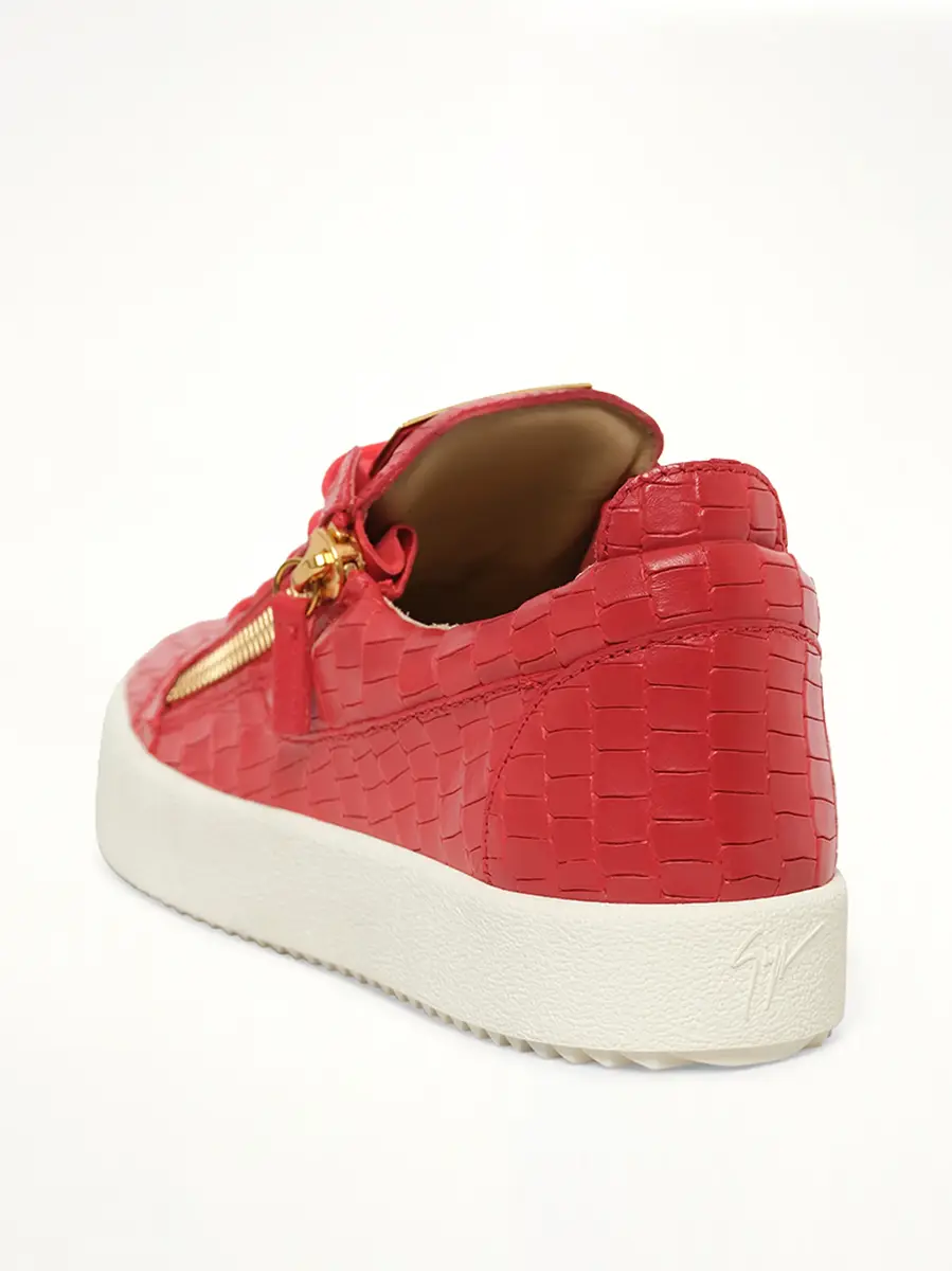Giuseppe Zanotti Zayn Fiamma in Red | Thumbnail 3