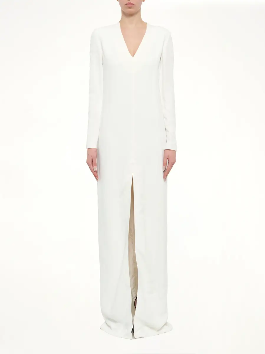 Lanvin Long Dress in Ivory | Thumbnail 2 Lanvin Long Dress in Ivory | Thumbnail 2