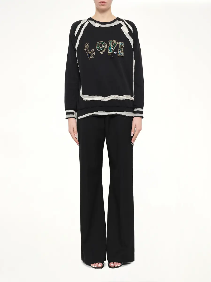 Lanvin Lanvin Emb Jersey Top | Thumbnail 2 Lanvin Lanvin Emb Jersey Top | Thumbnail 2