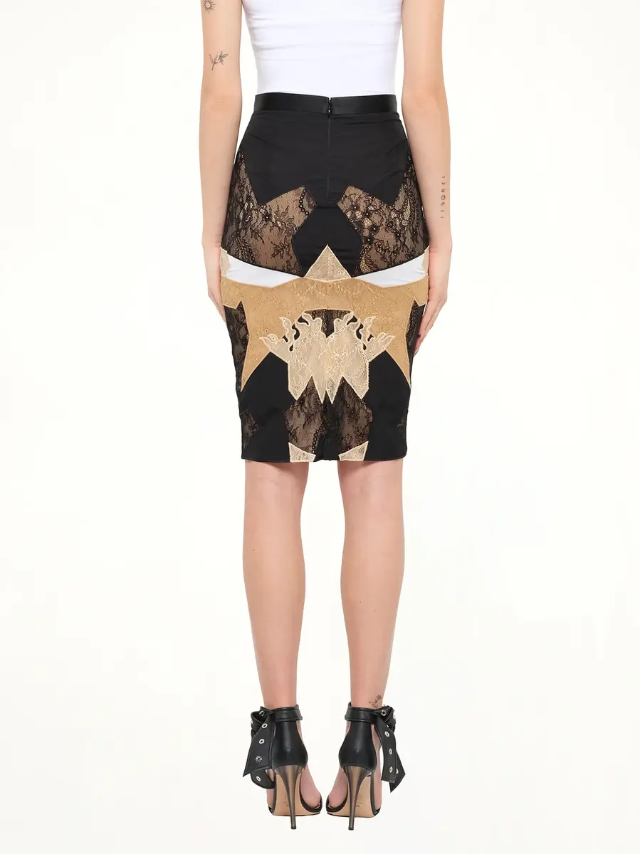 Givenchy Givenchy Skirt in Black/yellow | Thumbnail 3