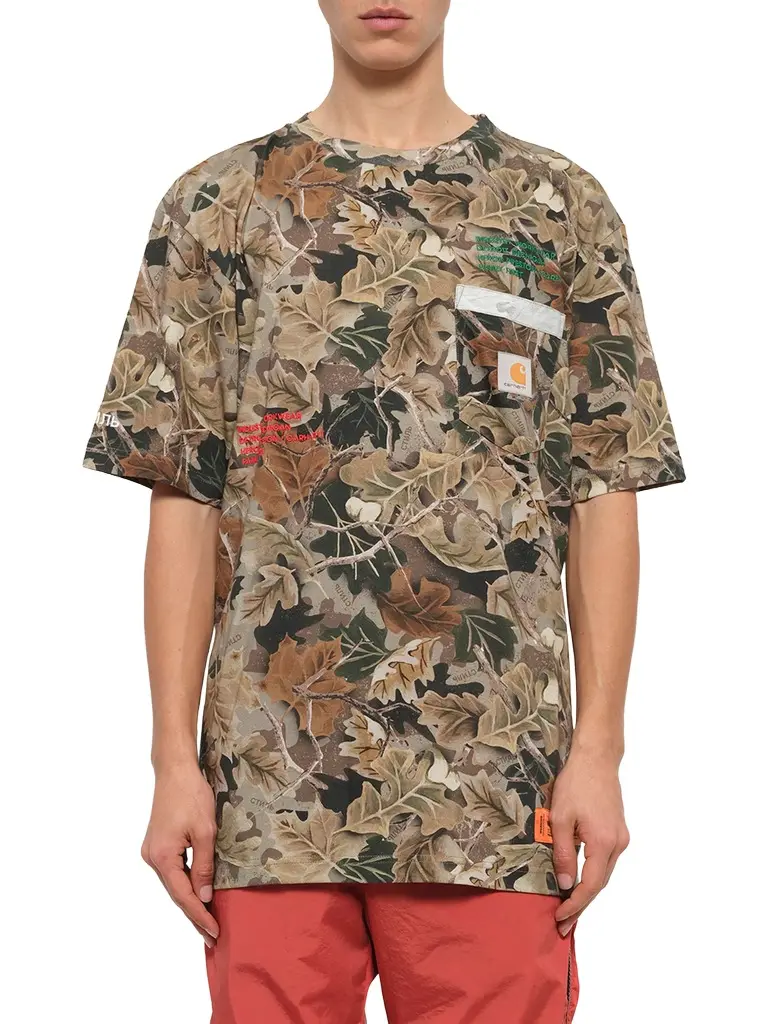 Heron Preston HP x Carhartt Camo T-shirt in Multicolor