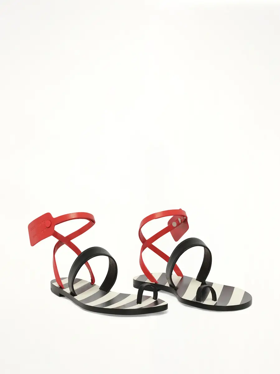 Off-White Zip Tie Flat Capri | Thumbnail 2 Off-White Zip Tie Flat Capri | Thumbnail 2