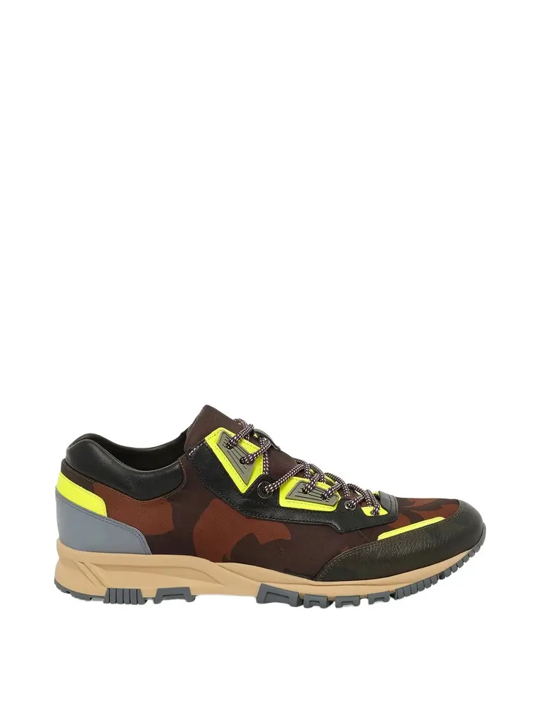Lanvin Running in Flower Print Khaki