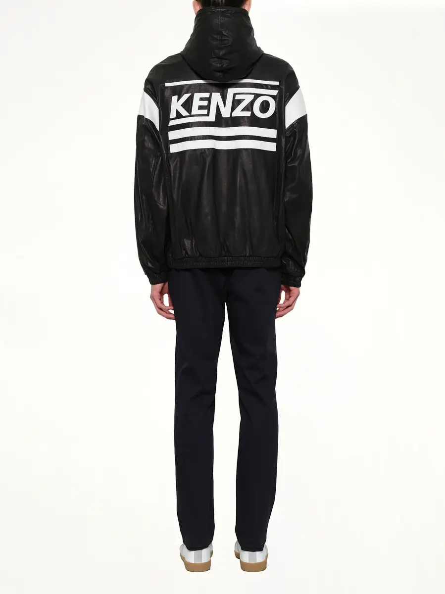 KENZO Hyper Logo Leather Jacket | Thumbnail 4