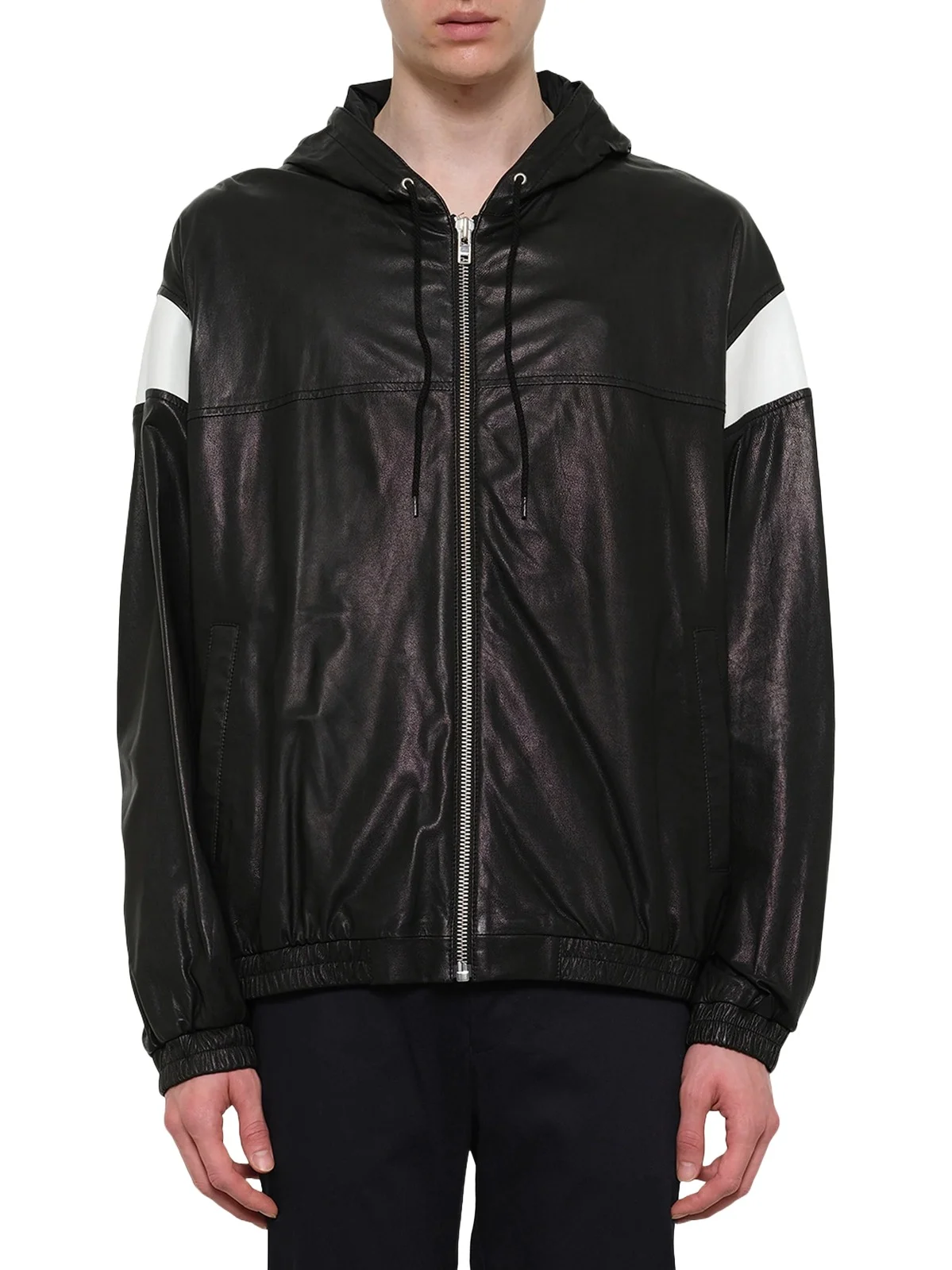 KENZO Hyper Logo Leather Jacket