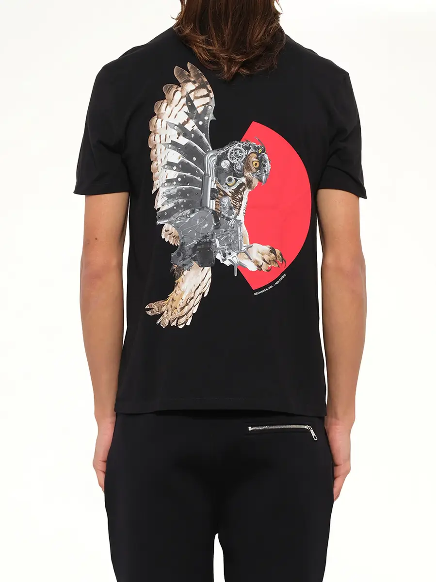 NEIL BARRETT Owl T-shirt | Thumbnail 3
