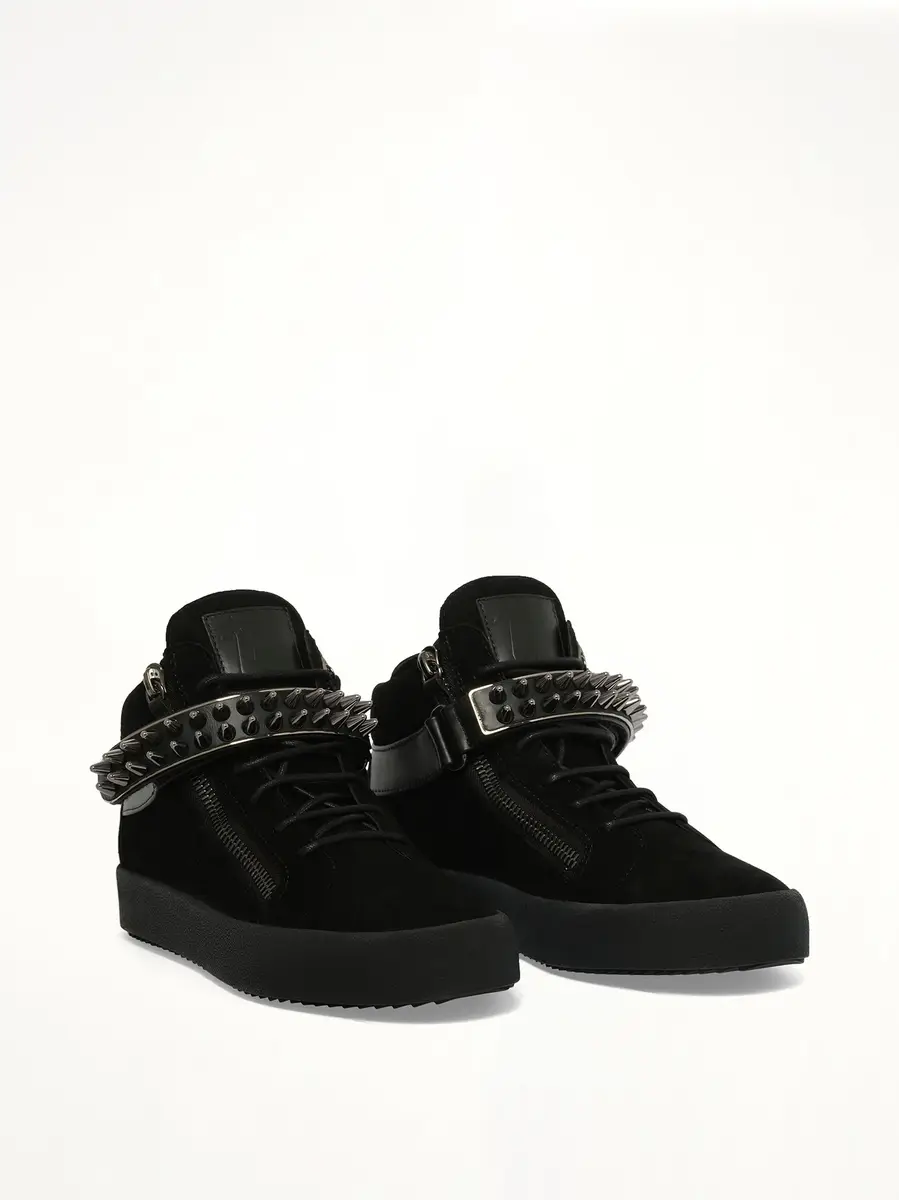 Giuseppe Zanotti GZ Camoscio in Sneaker Black | Thumbnail 2 Giuseppe Zanotti GZ Camoscio in Sneaker Black | Thumbnail 2