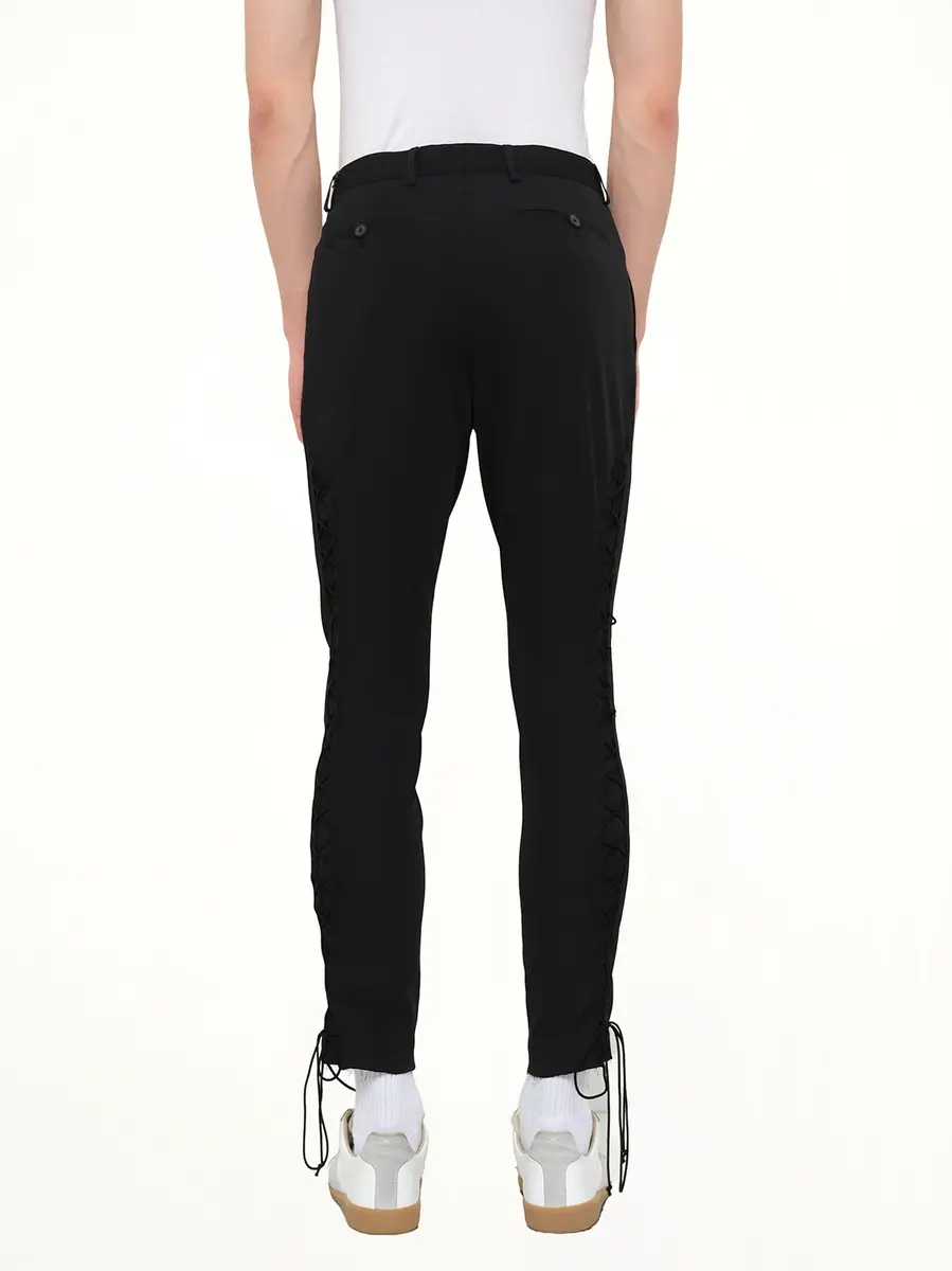 Lanvin Lanvin Slim Crop Patch Trousers | Thumbnail 3 Lanvin Lanvin Slim Crop Patch Trousers | Thumbnail 3