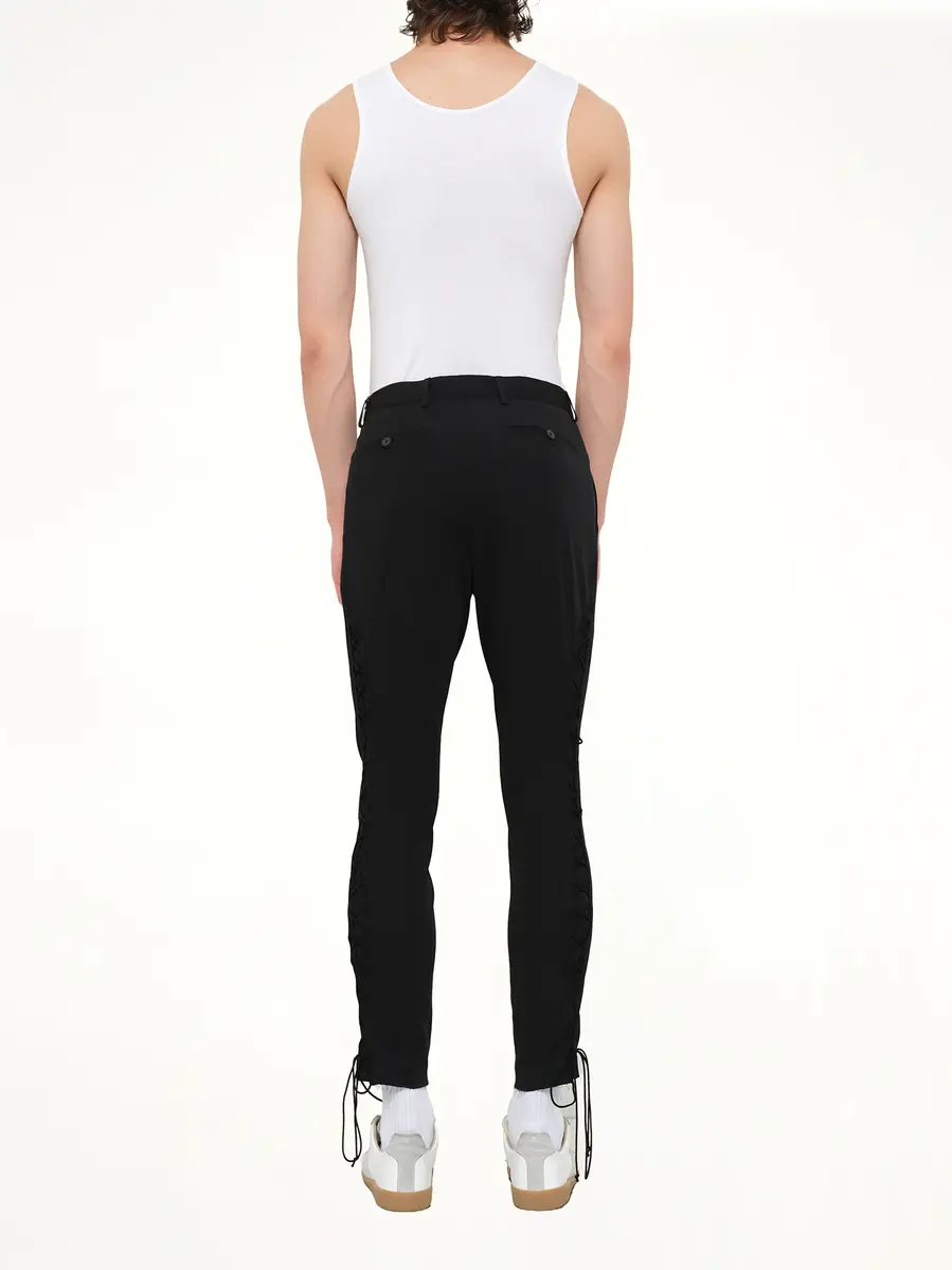 Lanvin Lanvin Slim Crop Patch Trousers | Thumbnail 4 Lanvin Lanvin Slim Crop Patch Trousers | Thumbnail 4