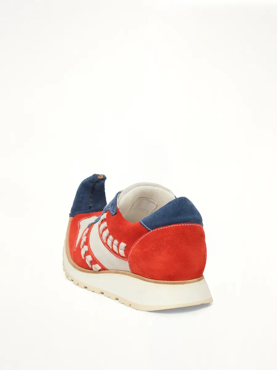 Loewe Dinosaur Sneaker Low in Blue/red/white | Thumbnail 3 Loewe Dinosaur Sneaker Low in Blue/red/white | Thumbnail 3