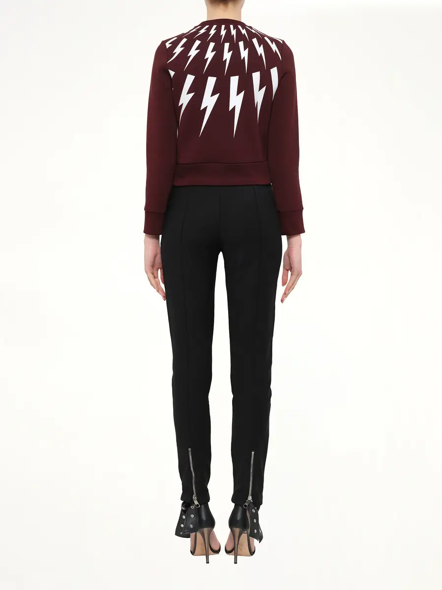 NEIL BARRETT Neil Barrett Sweatshirt in Burgundy | Thumbnail 4 NEIL BARRETT Neil Barrett Sweatshirt in Burgundy | Thumbnail 4