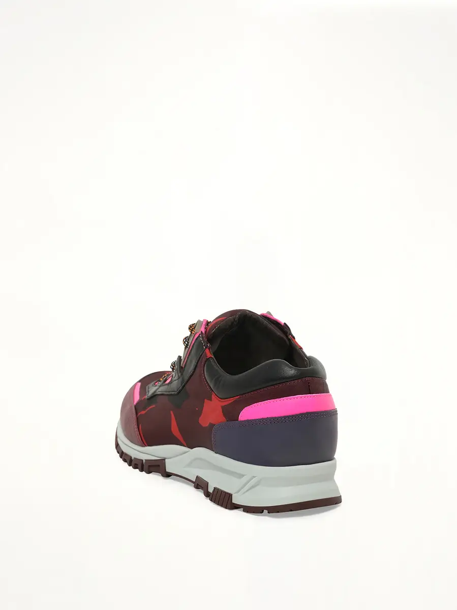 Lanvin Running in Flower Print Burgundy | Thumbnail 3
