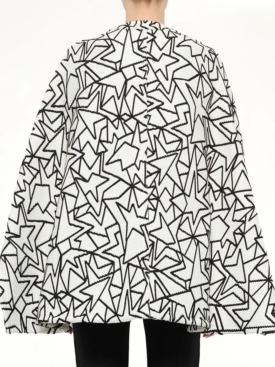 NEIL BARRETT Jacquard Cape | Thumbnail 3 NEIL BARRETT Jacquard Cape | Thumbnail 3
