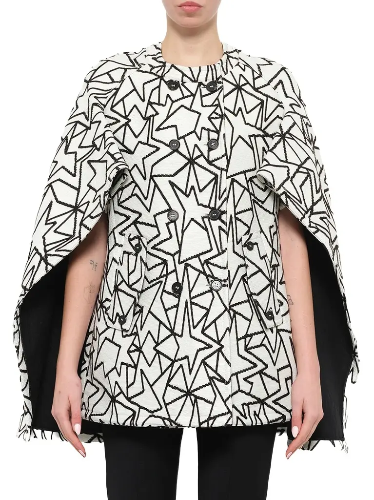 NEIL BARRETT Jacquard Cape