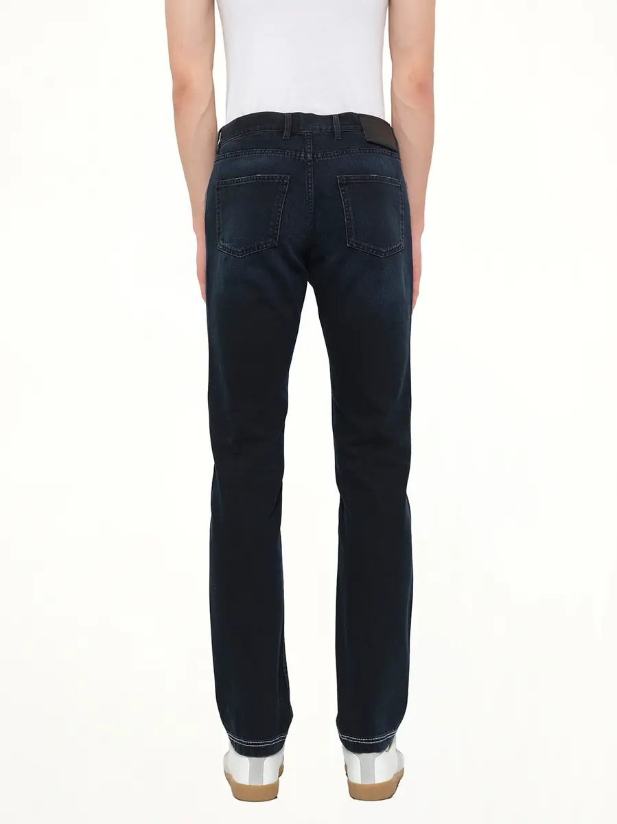 Lanvin Skinny Patch Jean in Anth | Thumbnail 3 Lanvin Skinny Patch Jean in Anth | Thumbnail 3