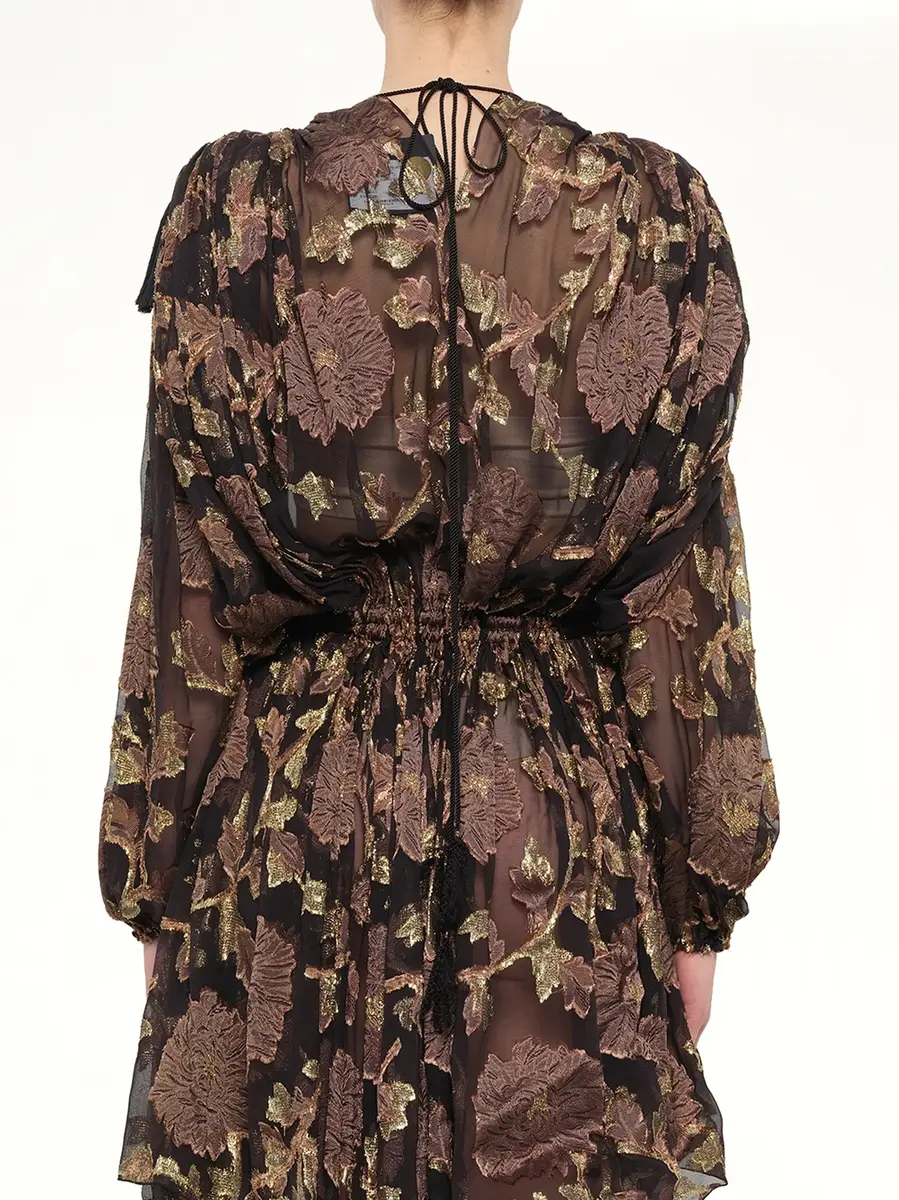 Lanvin Lanvin Dress in Brown | Thumbnail 3 Lanvin Lanvin Dress in Brown | Thumbnail 3