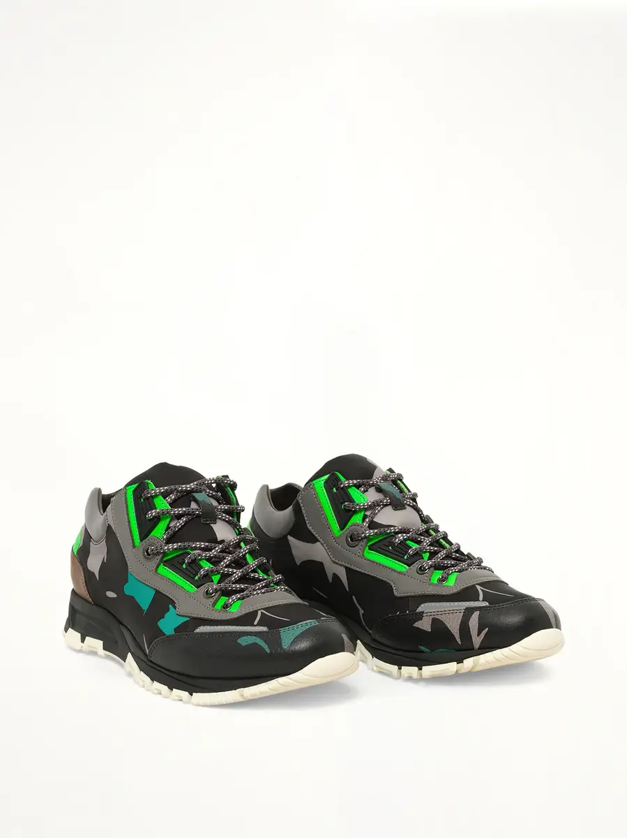 Lanvin Running in Flower Print Green | Thumbnail 2 Lanvin Running in Flower Print Green | Thumbnail 2