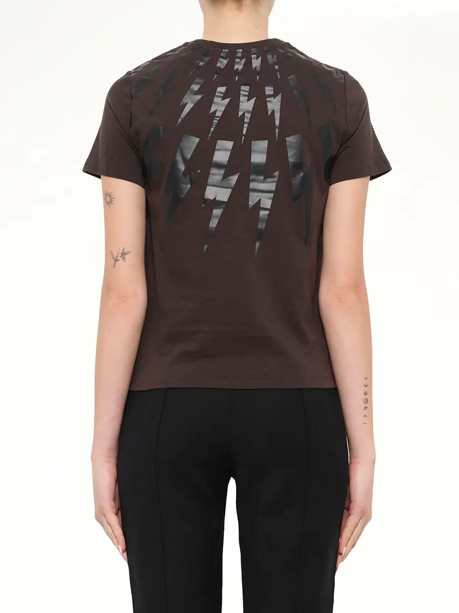 NEIL BARRETT T-shirt in Brown | Thumbnail 3 NEIL BARRETT T-shirt in Brown | Thumbnail 3