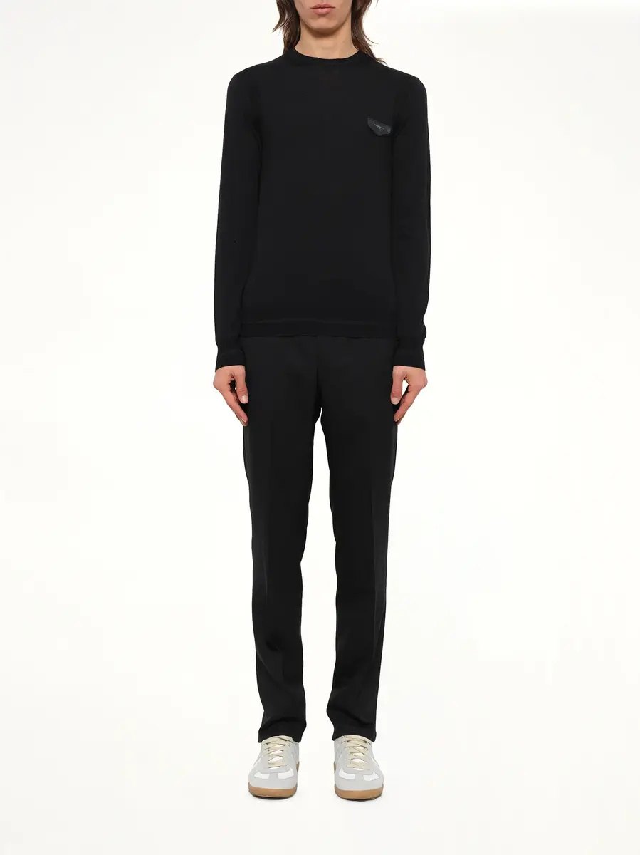 Givenchy Leather Patch Pullover | Thumbnail 2 Givenchy Leather Patch Pullover | Thumbnail 2