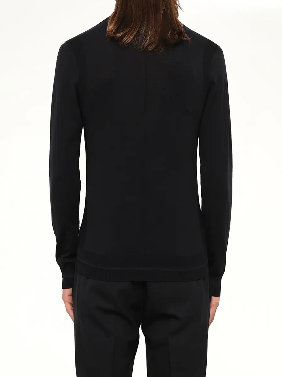 Givenchy Leather Patch Pullover | Thumbnail 3 Givenchy Leather Patch Pullover | Thumbnail 3