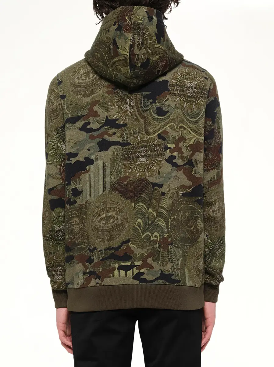 Givenchy Givenchy Podium Dollar Hoodie in Camo | Thumbnail 3