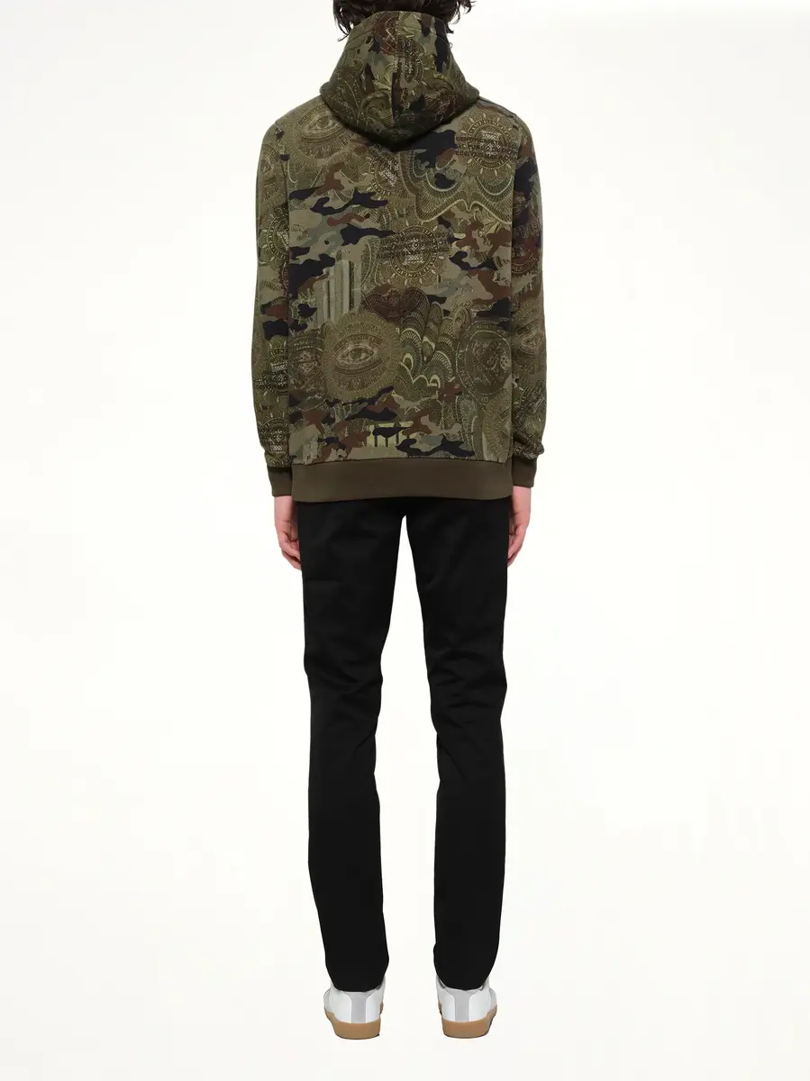 Givenchy Givenchy Podium Dollar Hoodie in Camo | Thumbnail 4