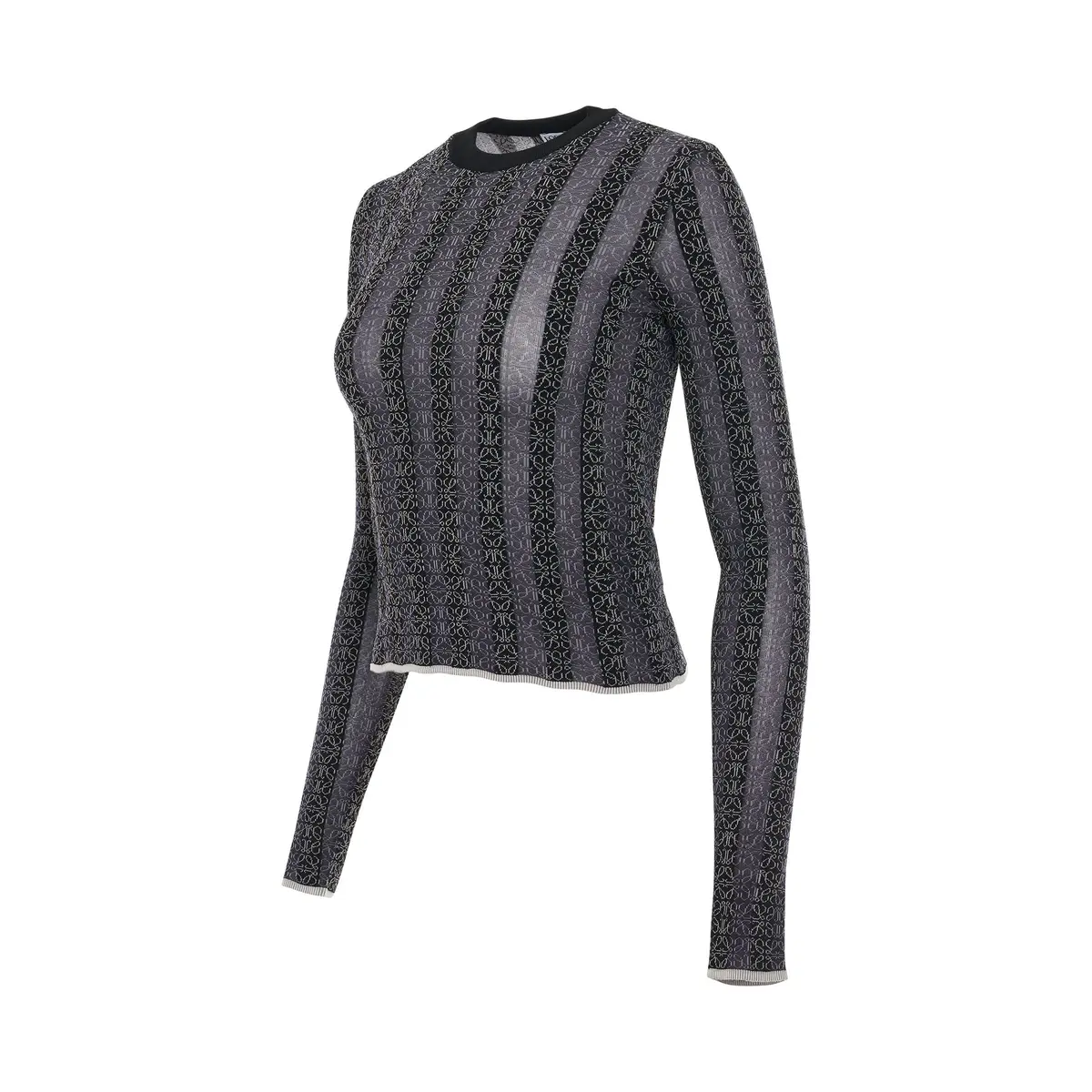 Loewe Anagram Devore Viscose Sweater | Thumbnail 2 Loewe Anagram Devore Viscose Sweater | Thumbnail 2