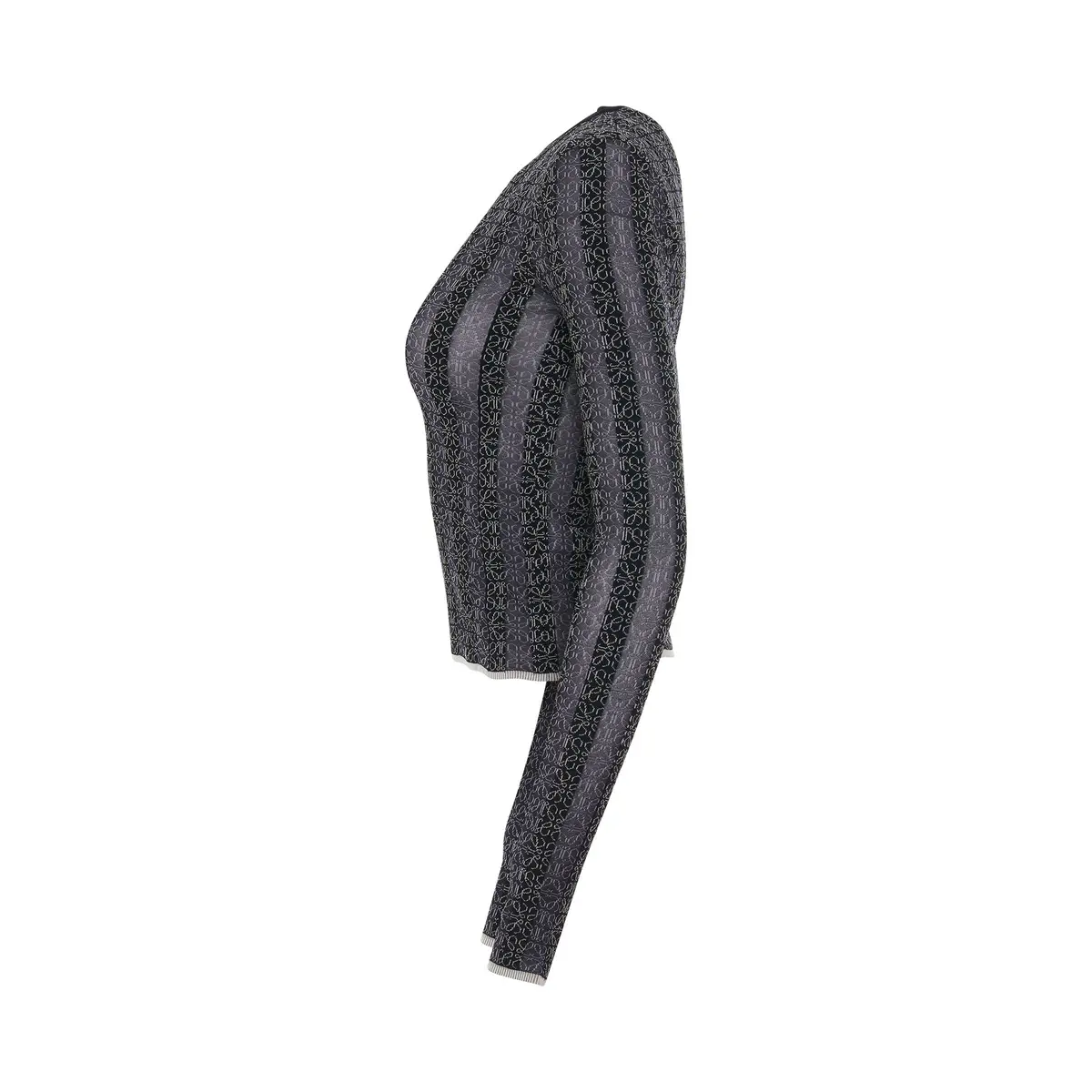 Loewe Anagram Devore Viscose Sweater | Thumbnail 3 Loewe Anagram Devore Viscose Sweater | Thumbnail 3