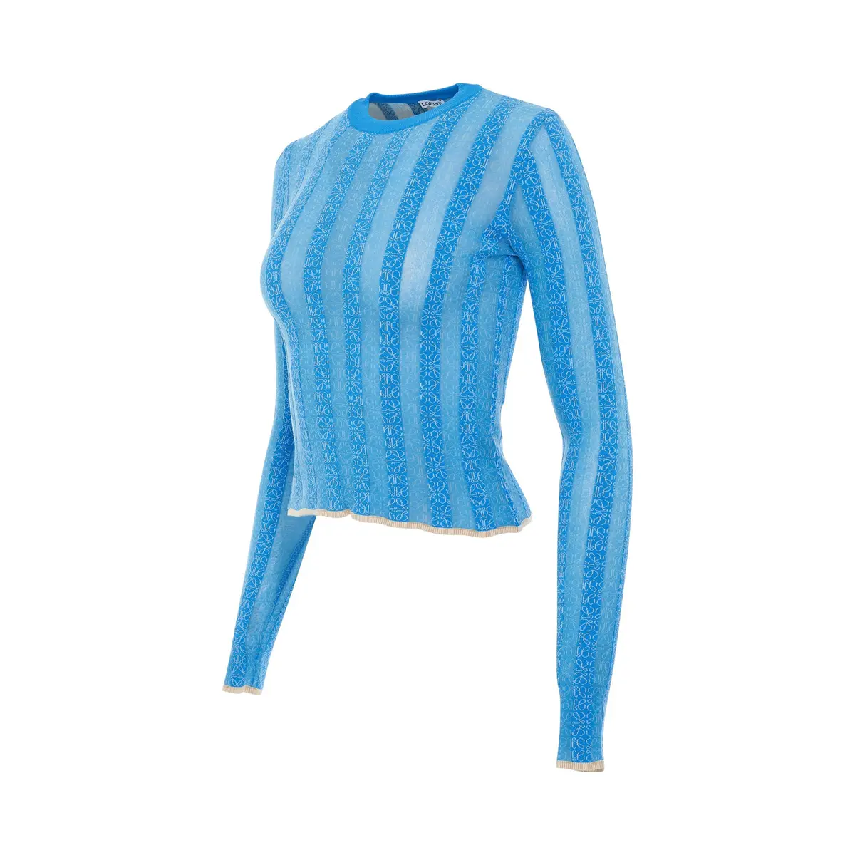 Loewe Anagram Devore Viscose Sweater | Thumbnail 2 Loewe Anagram Devore Viscose Sweater | Thumbnail 2