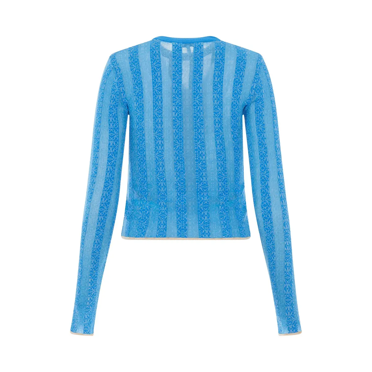 Loewe Anagram Devore Viscose Sweater | Thumbnail 4 Loewe Anagram Devore Viscose Sweater | Thumbnail 4