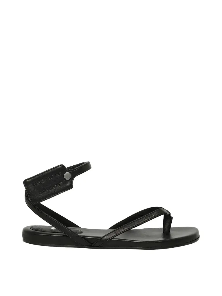 Off-White Ziptie Flat Sandal