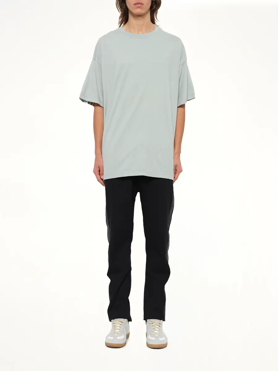FACETASM Rib Big T-shirt in Smoke Blue | Thumbnail 2 FACETASM Rib Big T-shirt in Smoke Blue | Thumbnail 2