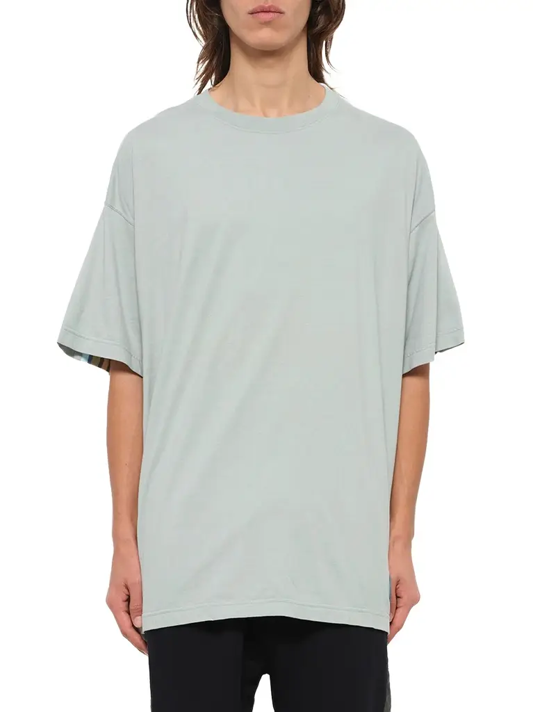 FACETASM Rib Big T-shirt in Smoke Blue