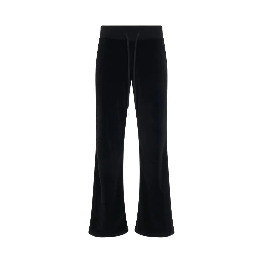 Low-waist Velvet Joggers Pants