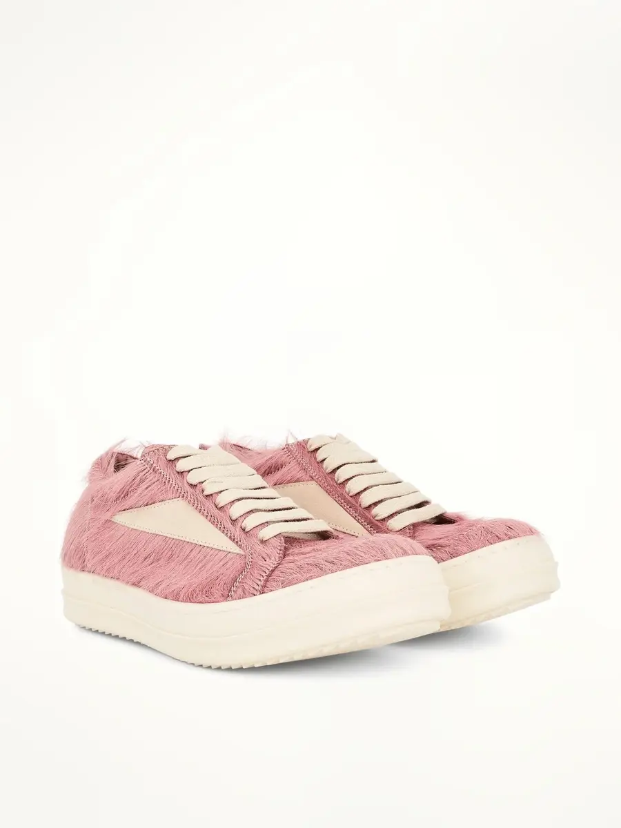 Rick Owens Vintage Fur Sneaker in Dusty Pink/milk | Thumbnail 2 Rick Owens Vintage Fur Sneaker in Dusty Pink/milk | Thumbnail 2