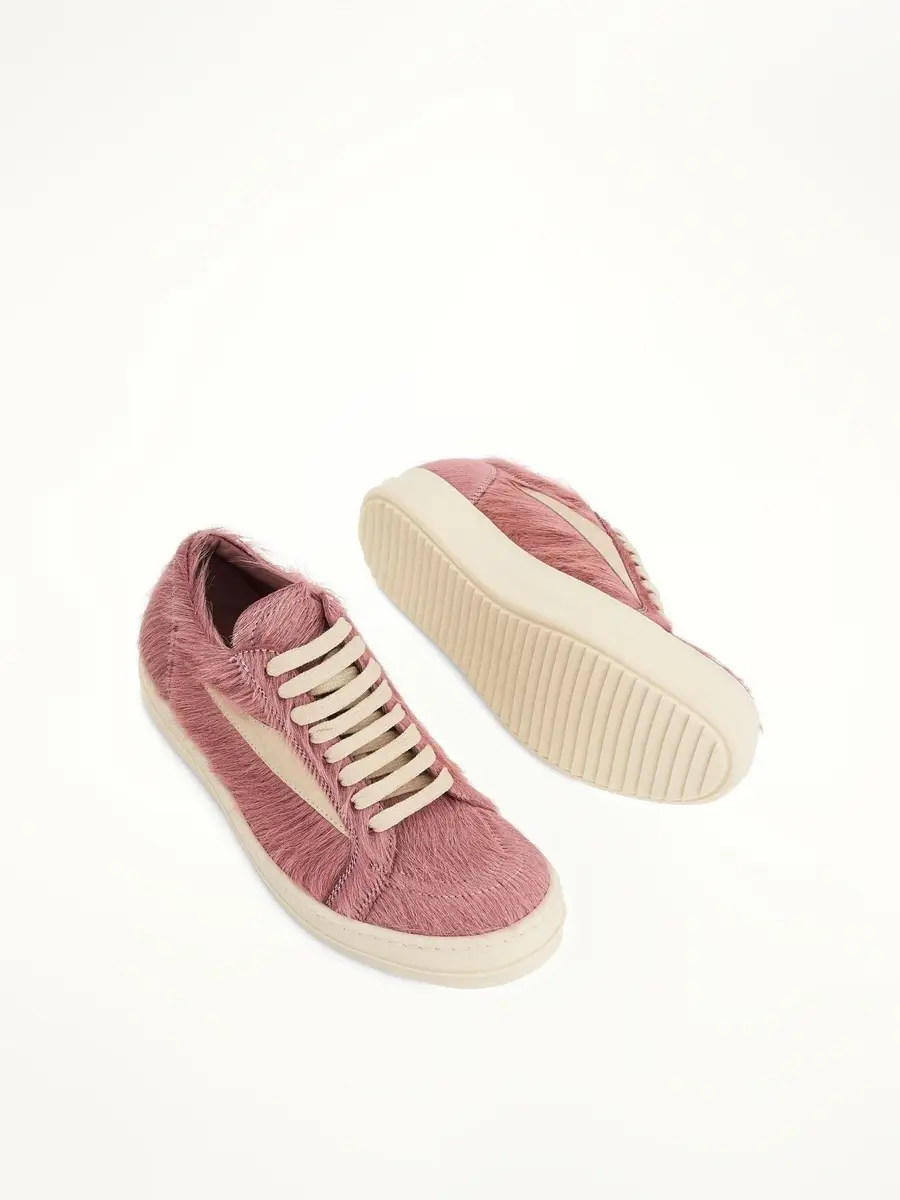 Rick Owens Vintage Fur Sneaker in Dusty Pink/milk | Thumbnail 4 Rick Owens Vintage Fur Sneaker in Dusty Pink/milk | Thumbnail 4