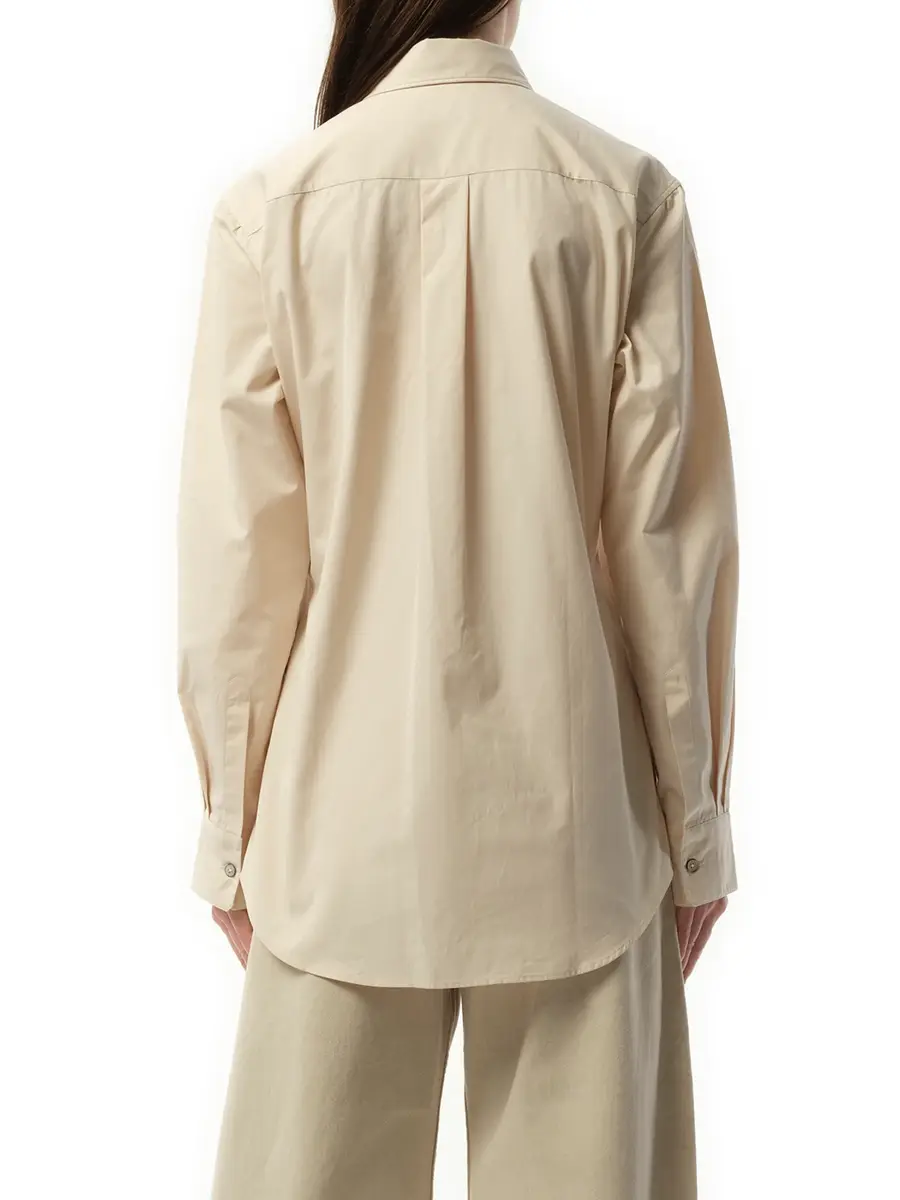 Lemaire Fitted Shirt in Light Cream | Thumbnail 6 Lemaire Fitted Shirt in Light Cream | Thumbnail 6