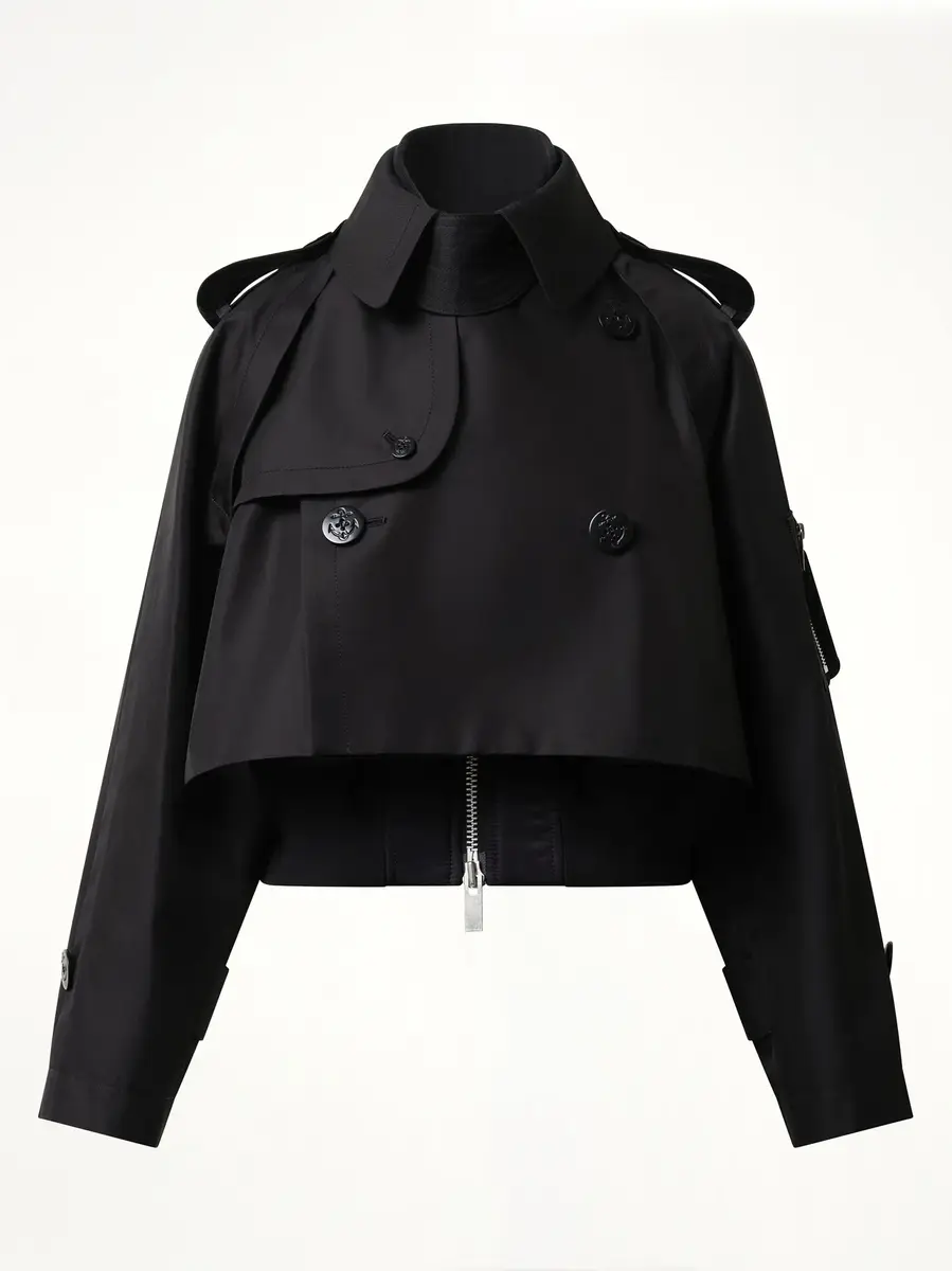 Sacai Cotton Gabardine x Nylon Twill Blouson | Thumbnail 2 Sacai Cotton Gabardine x Nylon Twill Blouson | Thumbnail 2