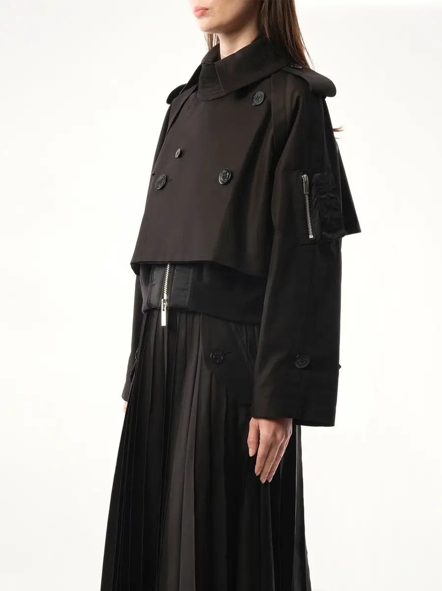 Sacai Cotton Gabardine x Nylon Twill Blouson | Thumbnail 3 Sacai Cotton Gabardine x Nylon Twill Blouson | Thumbnail 3