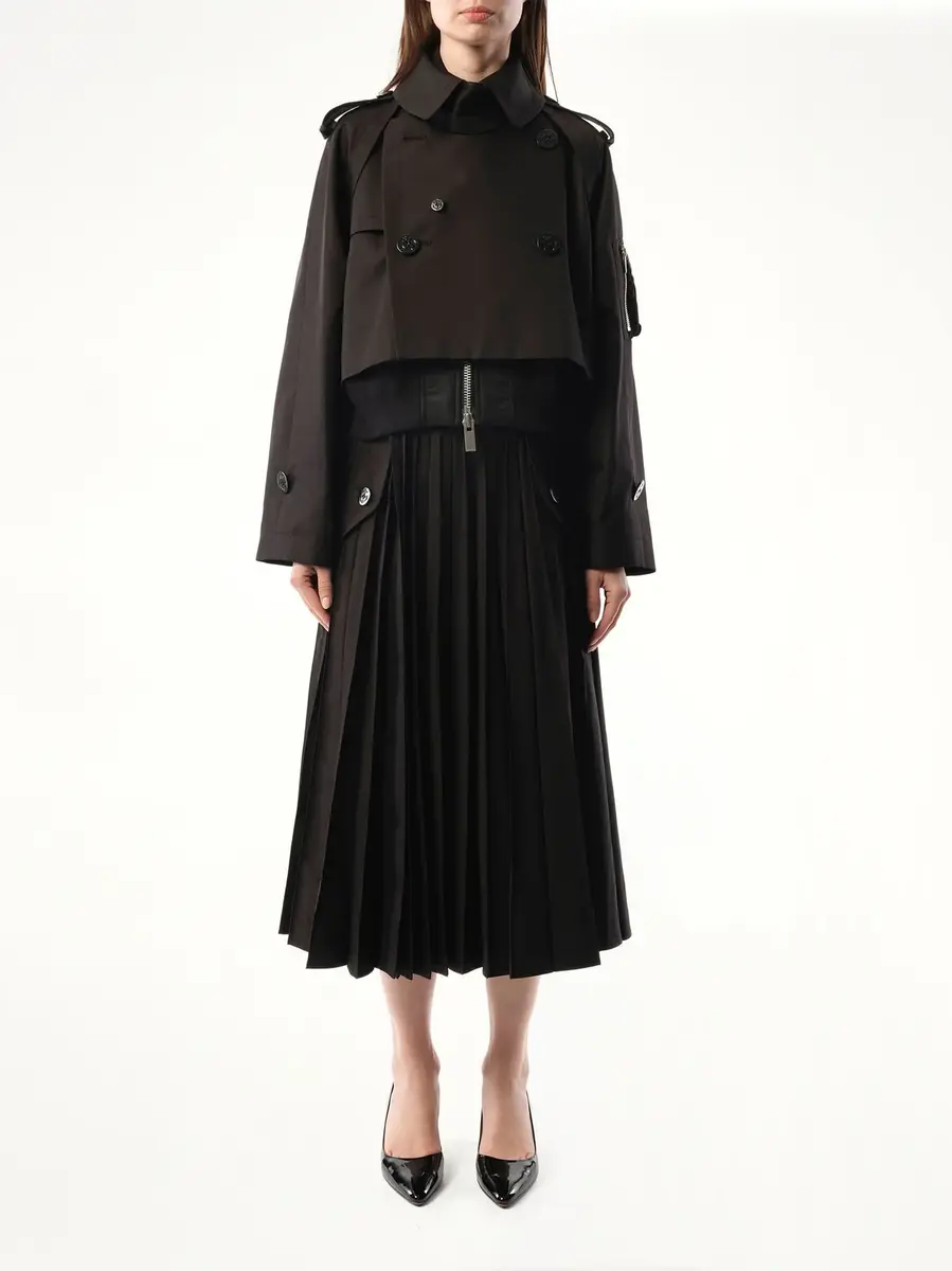 Sacai Cotton Gabardine x Nylon Twill Blouson | Thumbnail 4 Sacai Cotton Gabardine x Nylon Twill Blouson | Thumbnail 4