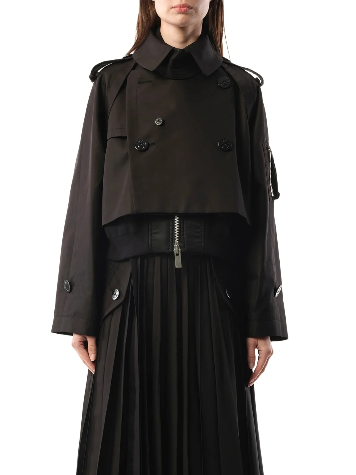 Sacai Cotton Gabardine x Nylon Twill Blouson