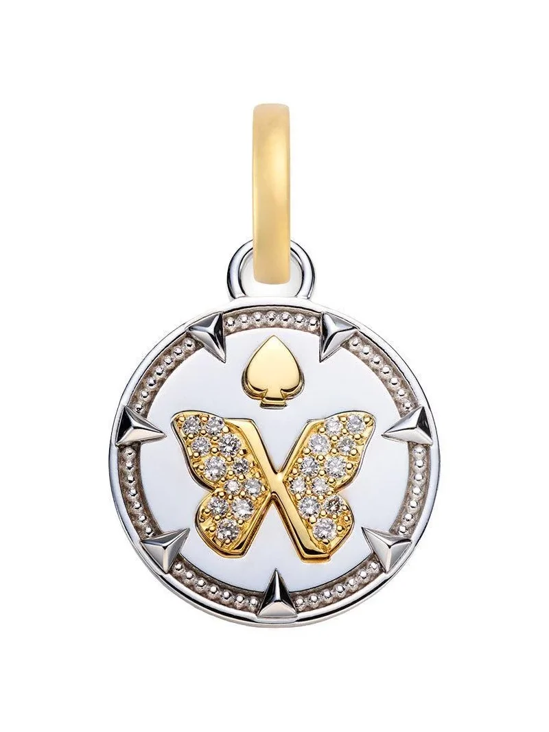 Foundrae Diamond Baby Reverie Butterfly Medallion