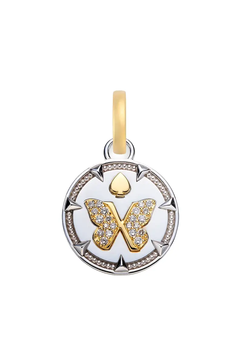 Foundrae Diamond Baby Reverie Butterfly Medallion