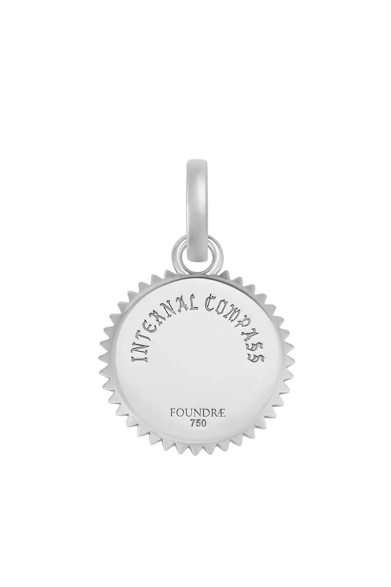 Foundrae Diamond Baby Internal Compass Medallion | Thumbnail 2 Foundrae Diamond Baby Internal Compass Medallion | Thumbnail 2