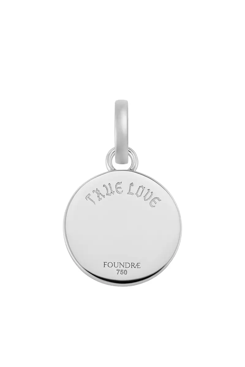 Foundrae Diamond Baby True Love Love Knot Medallion | Thumbnail 2 Foundrae Diamond Baby True Love Love Knot Medallion | Thumbnail 2