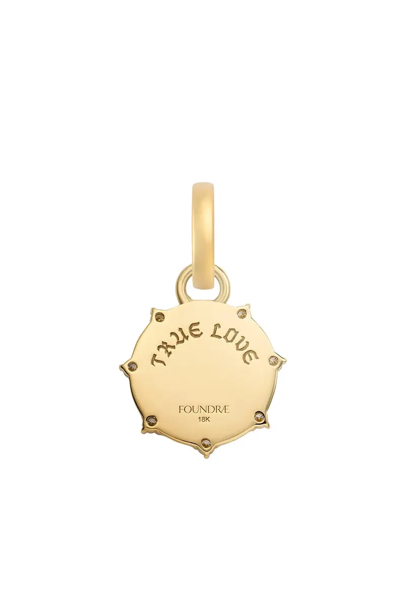 Foundrae Diamond True Love Bunny Miniature Medallion | Thumbnail 2 Foundrae Diamond True Love Bunny Miniature Medallion | Thumbnail 2